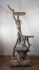 Arbre à chat marin en bois flotté - Les vieilles Vis